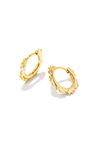 Kendra Scott:Genevieve Huggie 
Earrings in Gold