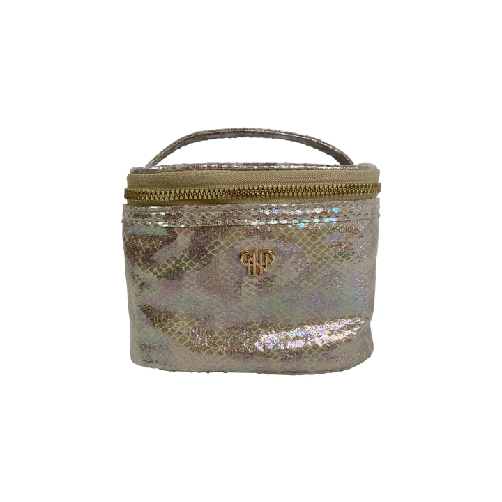 PurseN: Getaway Jewelry Case In Glimmer Leopard