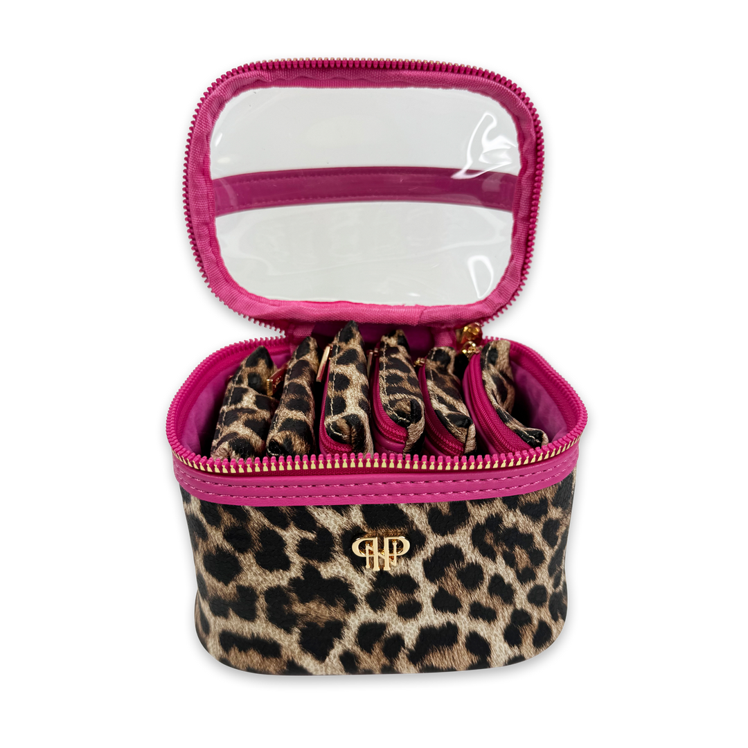 PurseN: Getaway Jewelry Case in Fierce Leopard (H2099FL) - The Vogue Boutique