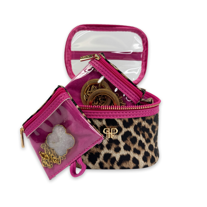 PurseN: Getaway Jewelry Case in Fierce Leopard (H2099FL) - The Vogue Boutique