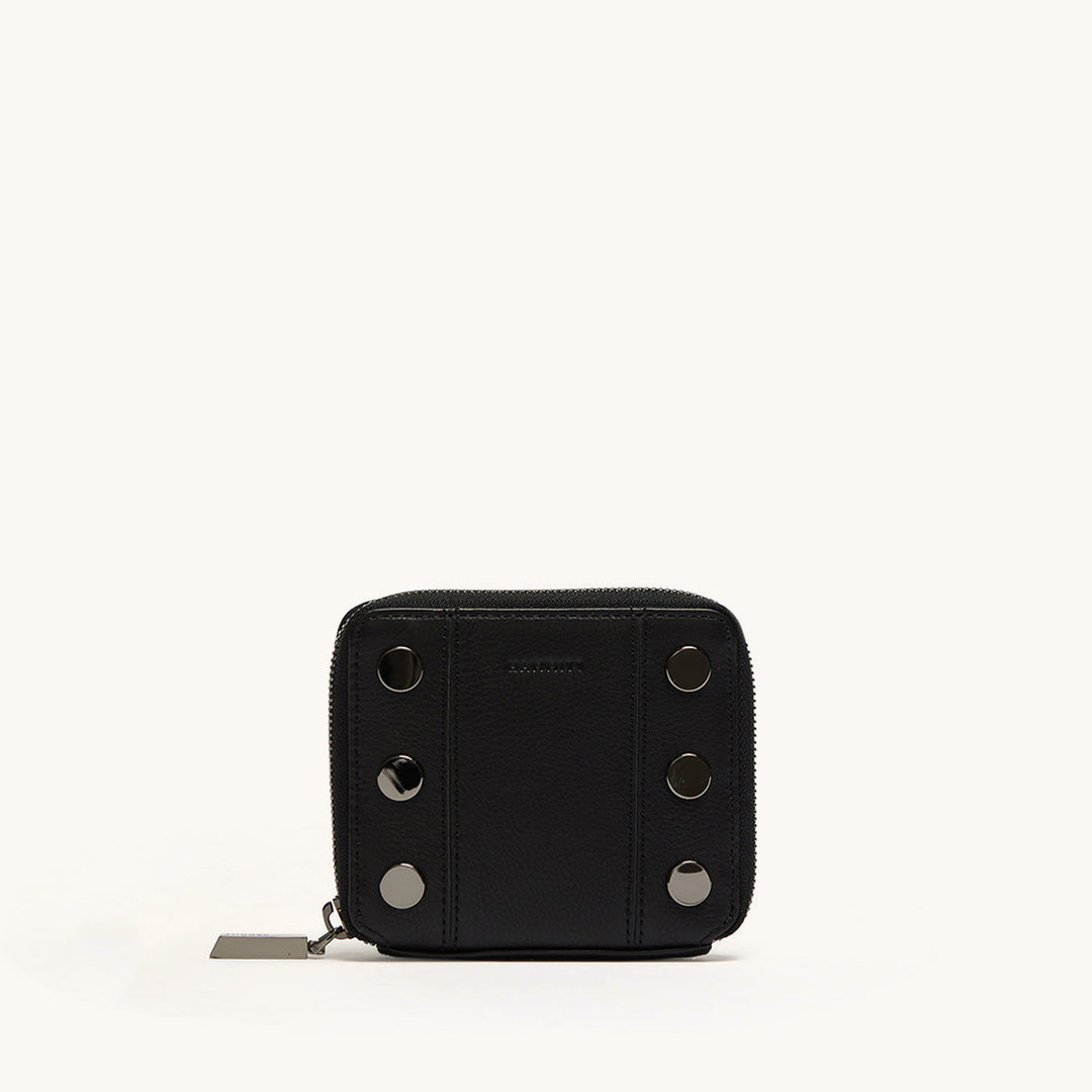 Hammitt: 5 North in Black/Brushed Gold Red Zip