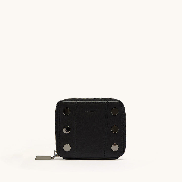Hammitt: 5 North in Black/Brushed Gold Red Zip