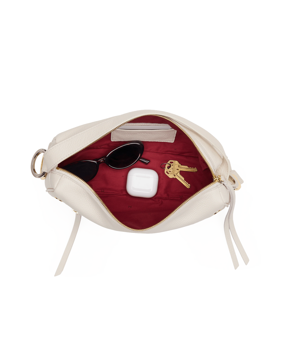 Hammitt: Doxie Med in Calla Lily White/Gold Silver (19275)