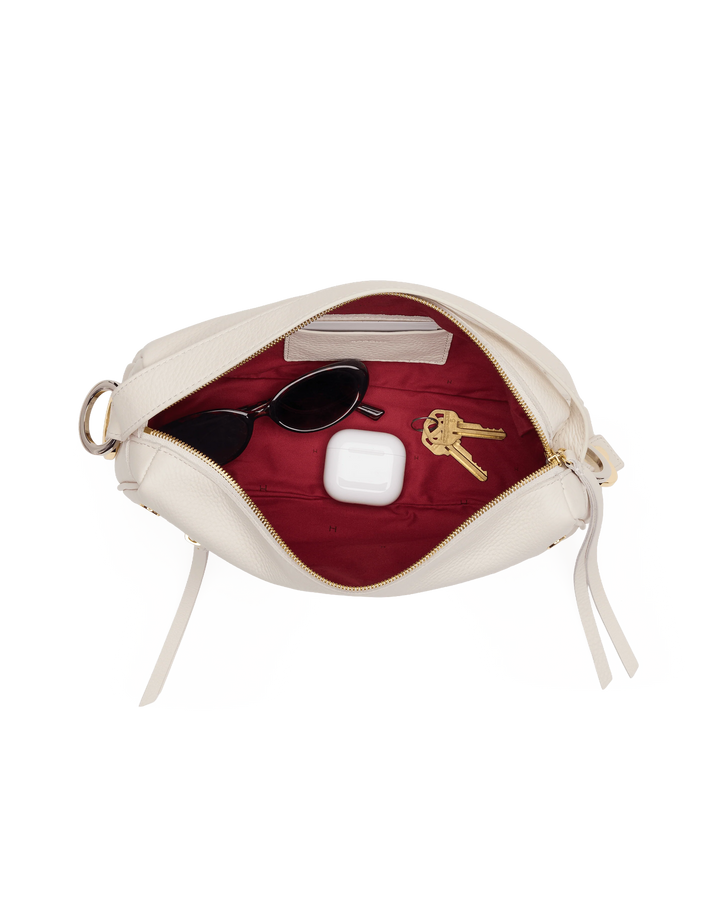 Hammitt: Doxie Med in Calla Lily White/Gold Silver (19275)