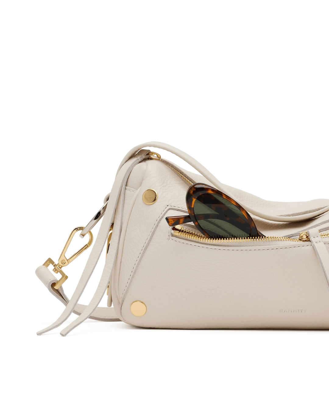 Hammitt: Doxie Med in Calla Lily White/Gold Silver (19275)