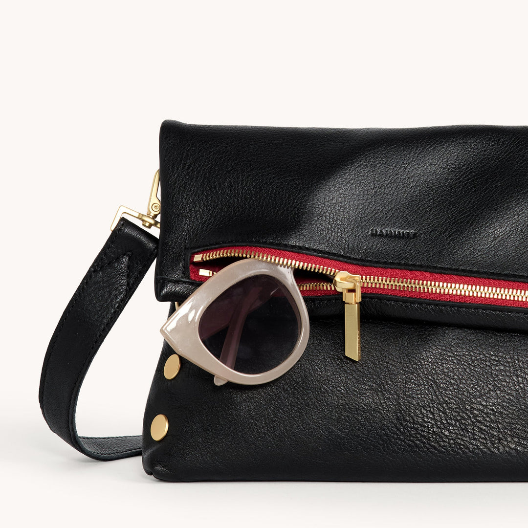 Hammitt: Vip Med in Black/Brushed Gold