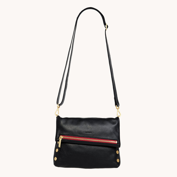 Hammitt: Vip Med in Black/Brushed Gold