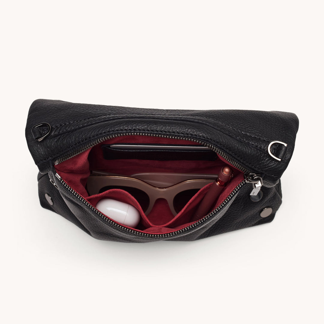 Hammitt: Vip Med in Black/Gunmetal