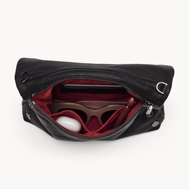 Hammitt: Vip Med in Black/Gunmetal