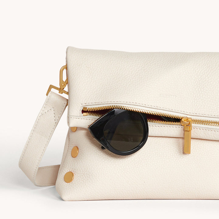 Hammitt: Vip Med in Calla Lily White/Brushed Gold