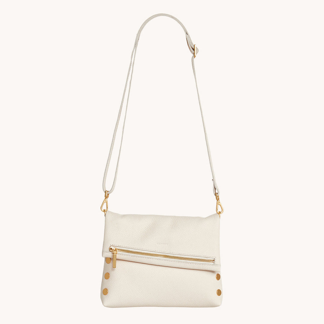 Hammitt: Vip Med in Calla Lily White/Brushed Gold