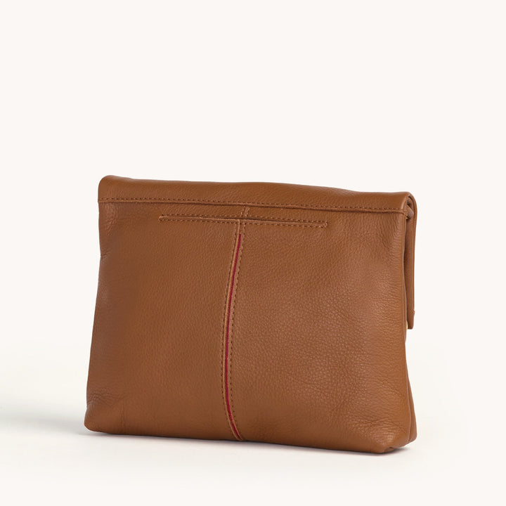 Hammitt: Vip Med in Mahogany Pebble/Brushed Gold