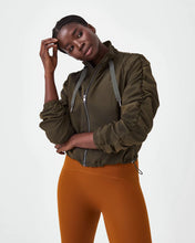 Load image into Gallery viewer, Spanx: Organza Windbreaker in Dark Palm
