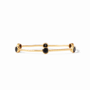 Julie Vos: Milano Bangle Obsidian Black C