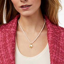 Load image into Gallery viewer, Julie Vos: Tudor Delicate Necklace Iridescent Clear Crystal C
