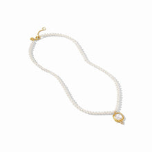 Load image into Gallery viewer, Julie Vos: Tudor Delicate Necklace Iridescent Clear Crystal C
