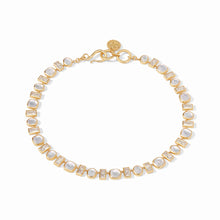 Load image into Gallery viewer, Julie Vos: Antonia Tennis Necklace Iridescent Clear Crystal C
