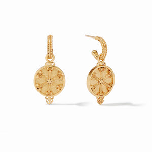 Julie Vos: Meridian Hoop & Charm Earring C