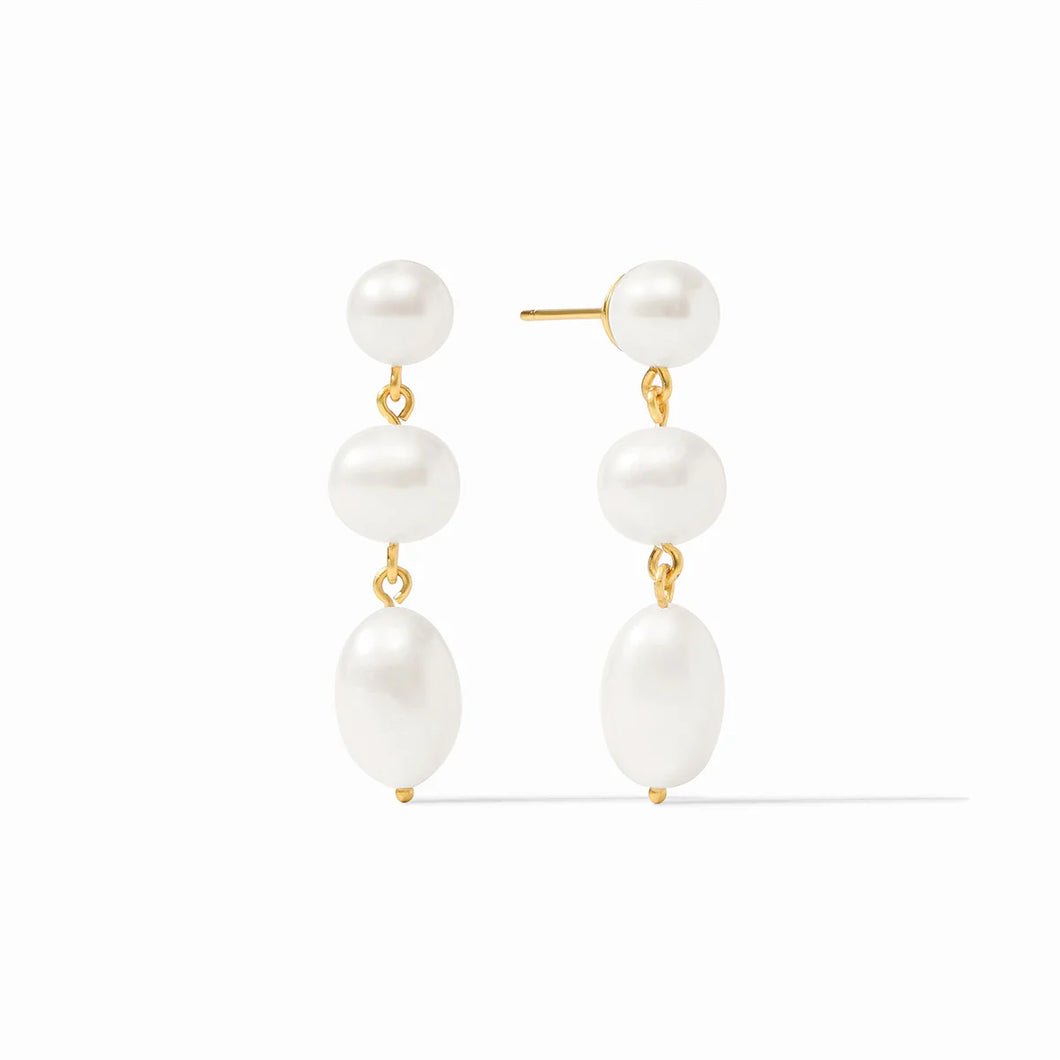 Julie Vos: Astor Pearl Tier Earring C