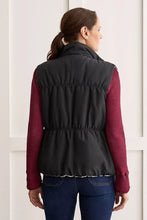 Load image into Gallery viewer, Tribal: Reversible Puffer Vest in Black
