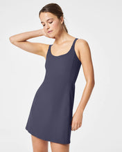Load image into Gallery viewer, Spanx: Straight Fit Rib Dress in Dark Storm 50682R
