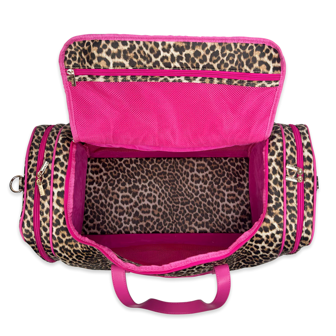 PurseN: Signature VIP Duffle Bag in Fierce Leopard (VIPDBFL) - The Vogue Boutique