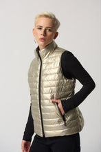 Load image into Gallery viewer, Joseph Ribkoff: Gold/Black Reversible Vest

