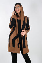 Load image into Gallery viewer, Frank Lyman: Brown/Black Knit Cardigan
