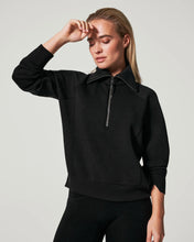 Load image into Gallery viewer, Spanx: Airessentials Half Zip in Very Black
