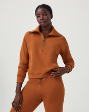 Load image into Gallery viewer, Spanx: Airessentials Half Zip in Butterscotch
