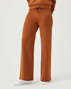 Spanx: Airessentials Wide Leg Pant in Butterscotch