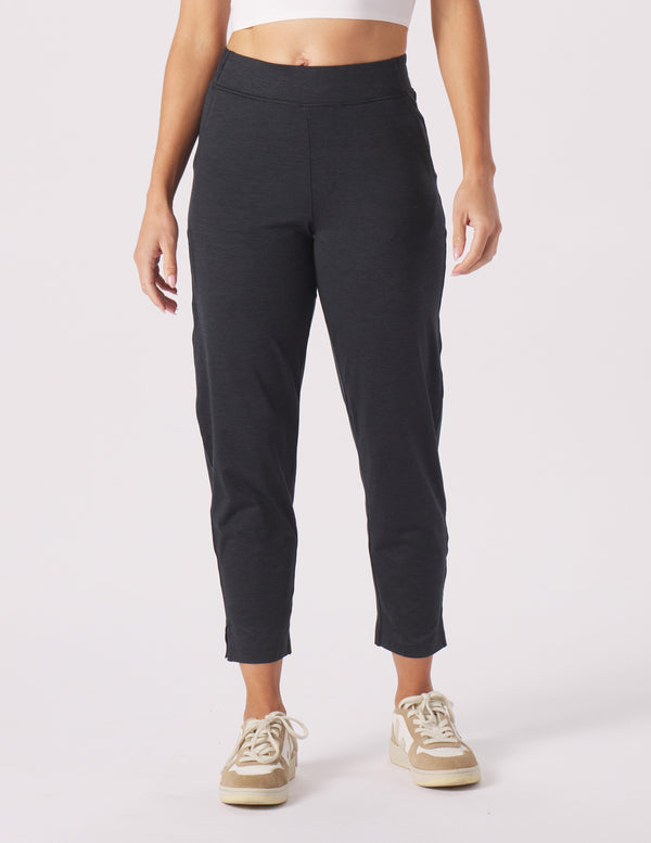 Glyder: On The Go Ankle Pant in Black Marble