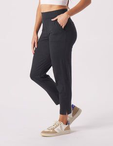 Glyder: On The Go Ankle Pant in Black Marble