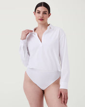 Load image into Gallery viewer, Spanx: The Blouse Bodysuit in Classic White
