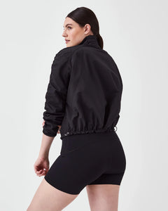 Spanx: Organza Windbreaker in Very Black