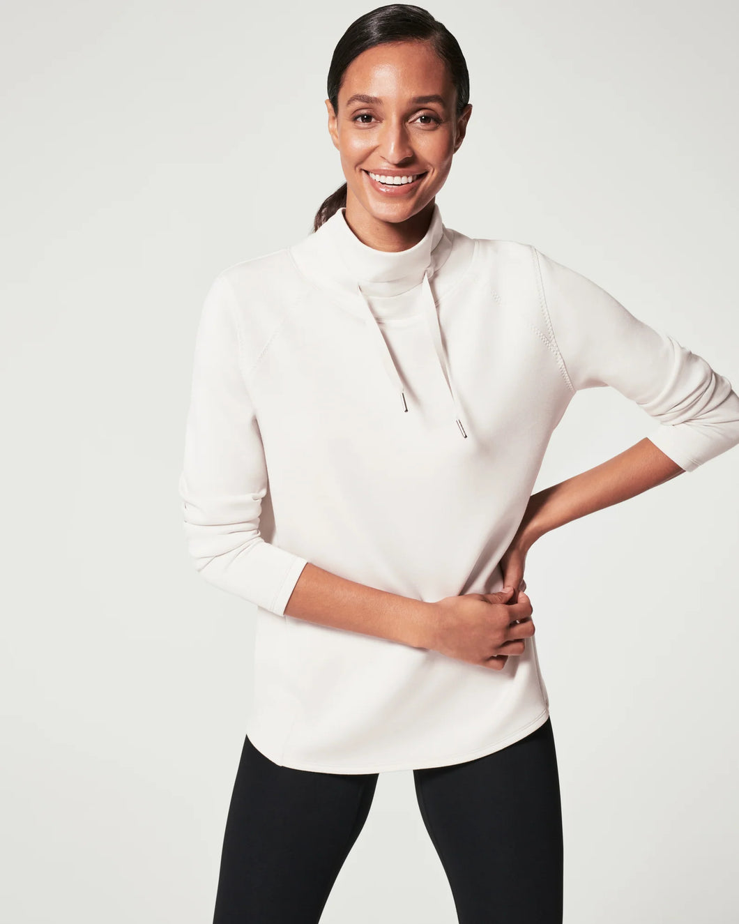 Spanx: AirEssentials ‘Got-Ya-Covered’ Pullover in White Cloud