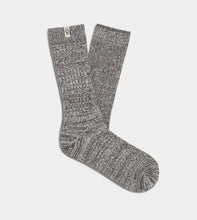 Load image into Gallery viewer, UGG: W Rib Knit Slouchy Crew Sock in Nightfall
