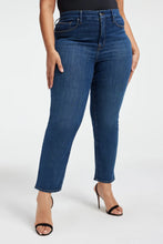 Load image into Gallery viewer, Good American: Good legs Straight in Blue004
