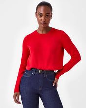 Load image into Gallery viewer, Spanx: AirEssentials Cropped Long Sleeve Top in Spanx Red

