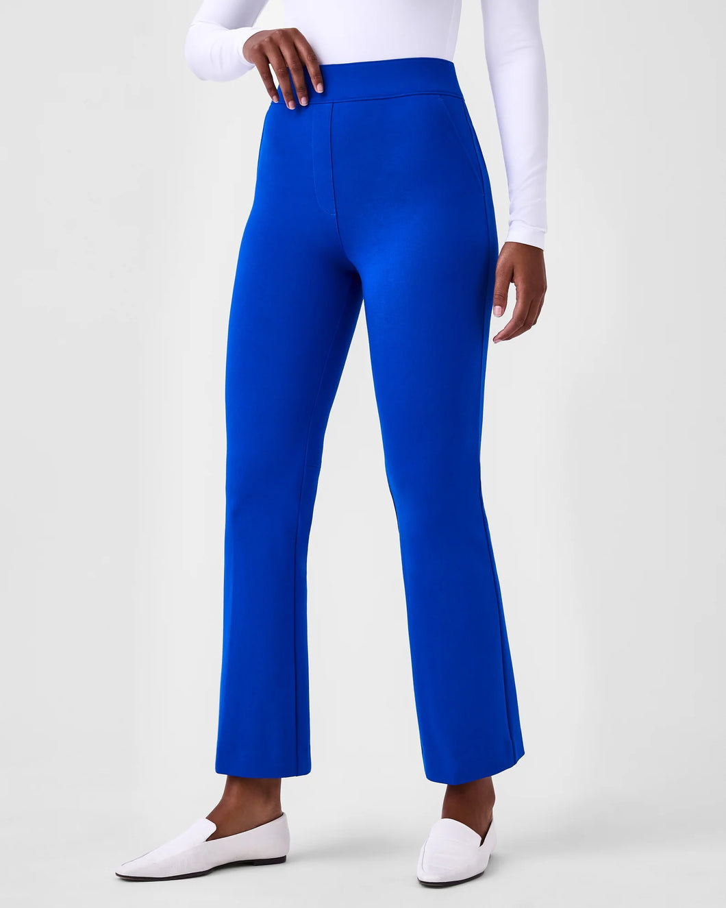 Spanx: The Perfect Pant, Kick Flare in Cerulean Blue