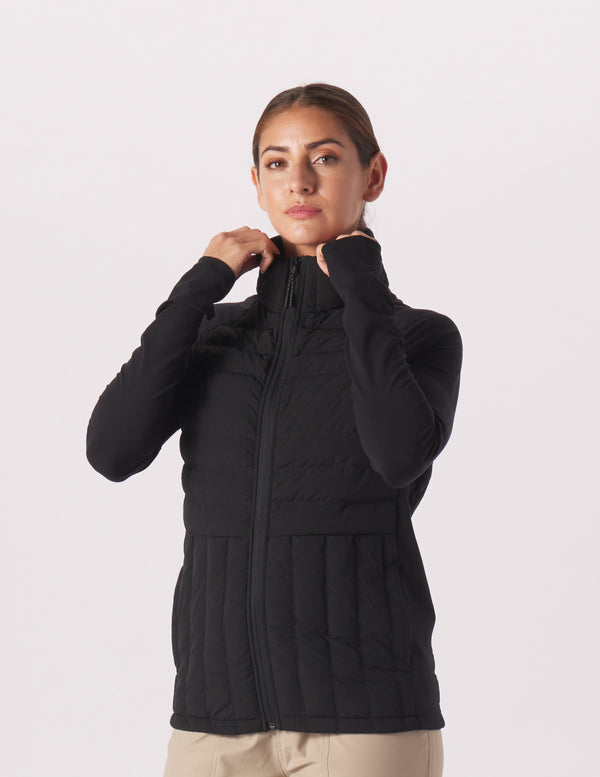 Glyder: Pure Puffer Jacket in Black