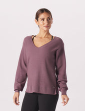 Load image into Gallery viewer, Glyder: Luxury Ribbed Sweater in Berry
