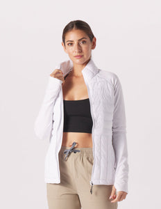 Glyder: Pure Puffer Jacket in White