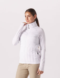 Glyder: Pure Puffer Jacket in White