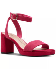 Load image into Gallery viewer, Clarks: AmbyrLyn Bay Sandal in Fuchsia Suede
