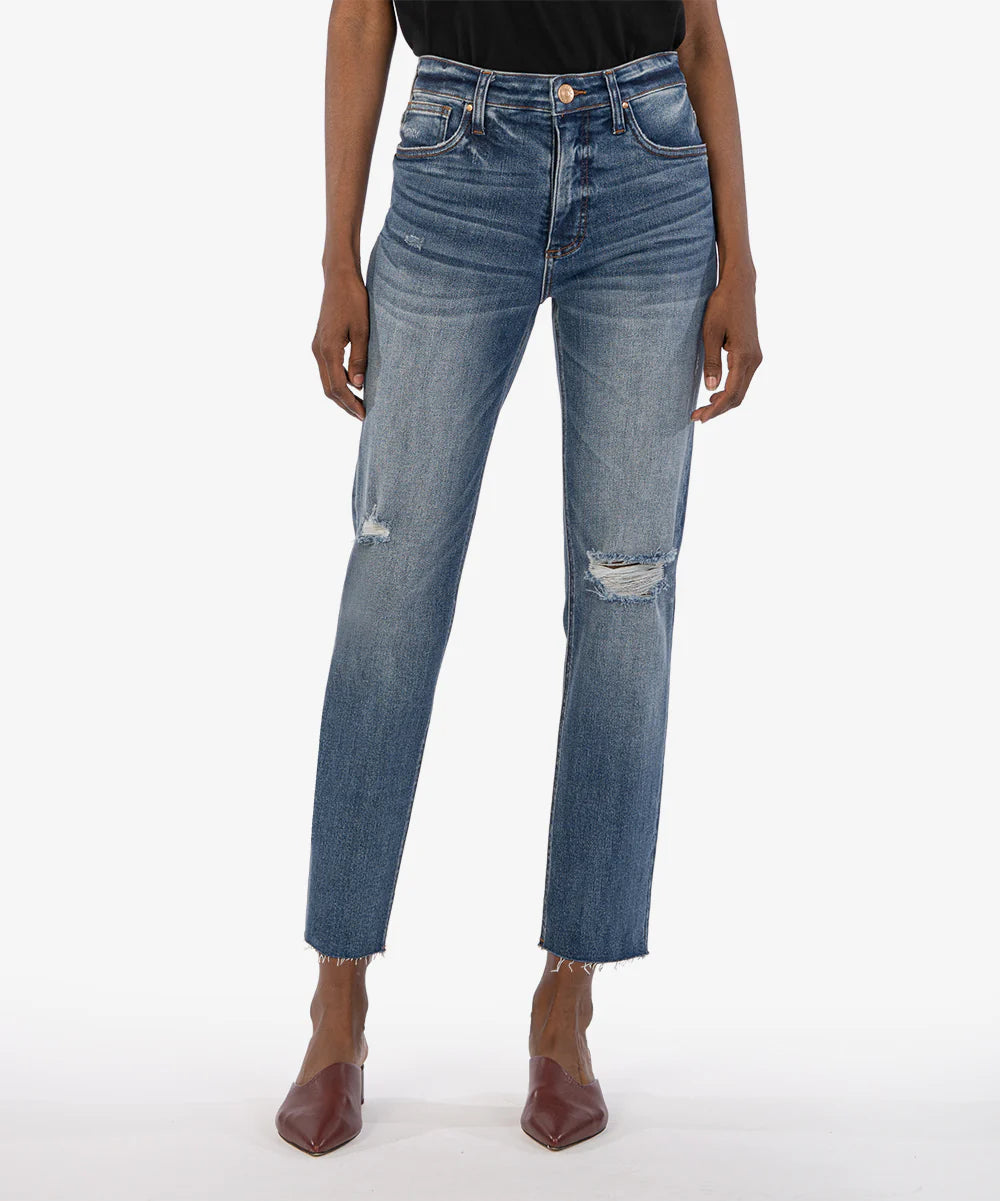 Kut: Racheal High Rise Mom Jean in Extravagant