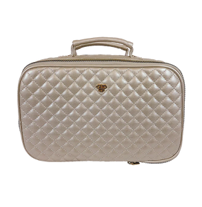 PurseN: Amour Travel Case in Pearl Quilt