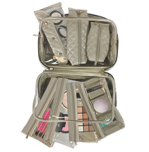 Load image into Gallery viewer, PurseN: Amour Travel Case in Pearl Quilted
