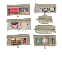 Load image into Gallery viewer, PurseN: Amour Travel Case in Pearl Quilted
