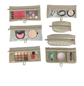 PurseN: Amour Travel Case in Pearl Quilted